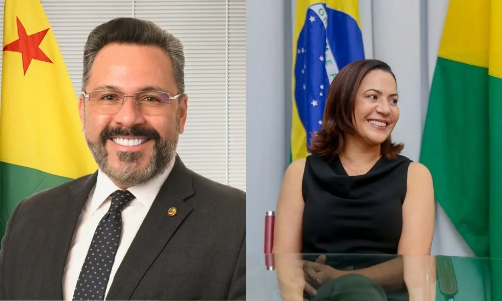 Mailza Assis e Alan Rick disputam o segundo turno pelo governo do Acre, depois que nenhum atingiu mais da metade dos vo…