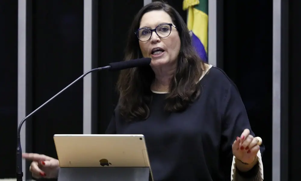 Bia Kicis disse que a pacificação do país passa por mudanças no Judiciário após ser eleita senadora pelo Distrito Feder…