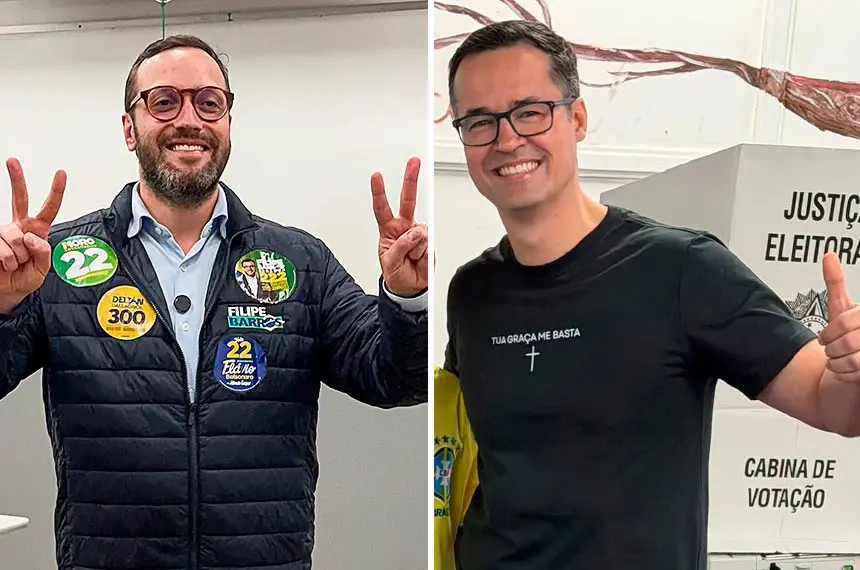 Paraná elege Filipe Barros com pouco mais de 3,1 milhões de votos e Deltan Dallagnol com 2,88 milhões. Dois senadores v…