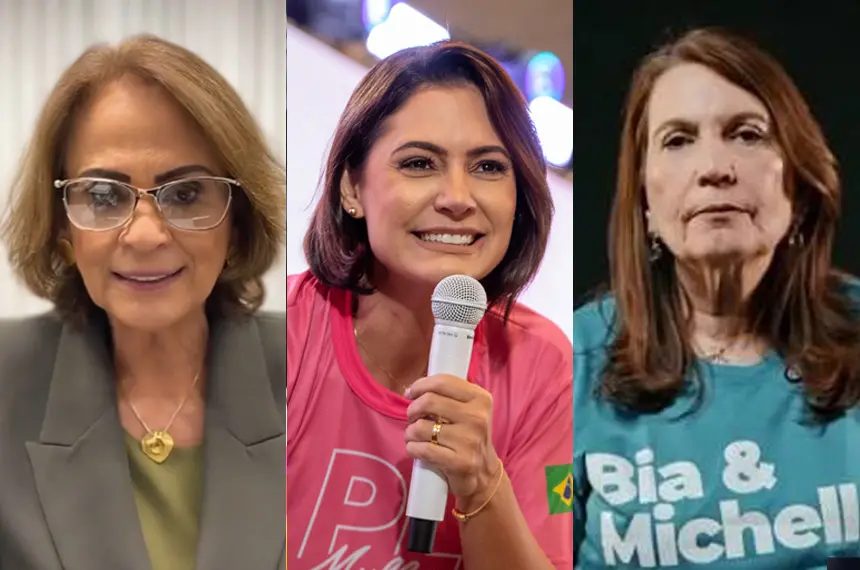 DF terá primeira bancada do Senado só com mulheres a partir de 2027. Michelle e Bia Kicis foram eleitas para as duas va…