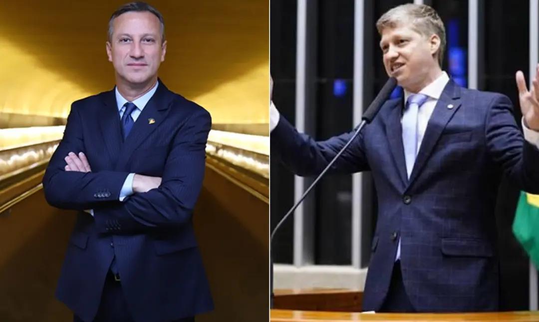 Senado pelo RS, Sanderson e Marcel Van Hattem foram eleitos, com Sanderson liderando com 30,05% dos votos. A disputa mo…