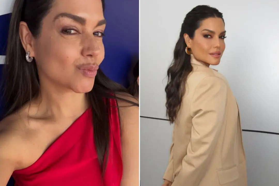 Thais Fersoza virou alvo de haters em uma foto com blusa vermelha em setembro no Rio de Janeiro. A cor gerou comentário…
