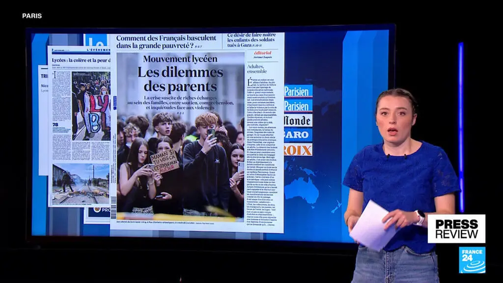 Mais de 400 escolas fecharam na França segunda, por causa de protestos de estudantes. Essa falta de escuta gera um vazi…