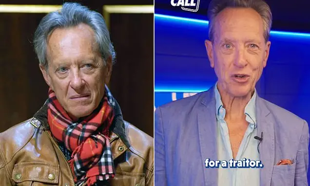 Richard Grant fez um deslize de 1,25 milhão de libras na rádio ao confesar algo inesperado no programa dos Celebrities …