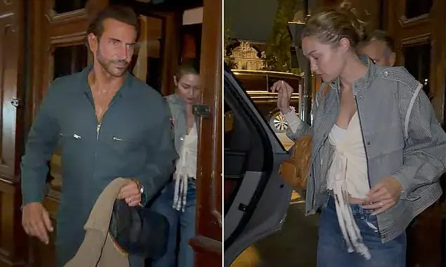 Bradley Cooper e Gigi Hadid apareceram em Paris usando anéis de ouro depois de um jantar privado. Isso só alimenta o pa…