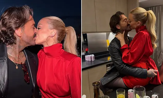 Olivia Attwood e Pete Wicks compartilharam fotos românticas no evento de lançamento da coleção River Island, em Mayfair…