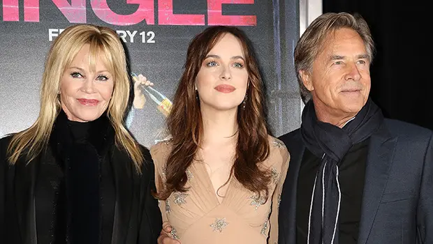 Dakota Johnson falou sobre o debate de nepotismo, abordando suas raízes de Hollywood com os pais Melanie Griffith e Don…