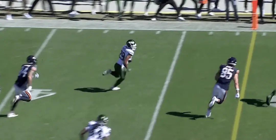 Minkah Fitzpatrick fez o interceptação dos Jets na Semana 4, quebrou uma sequência de mais de 600 tentativas de passe s…