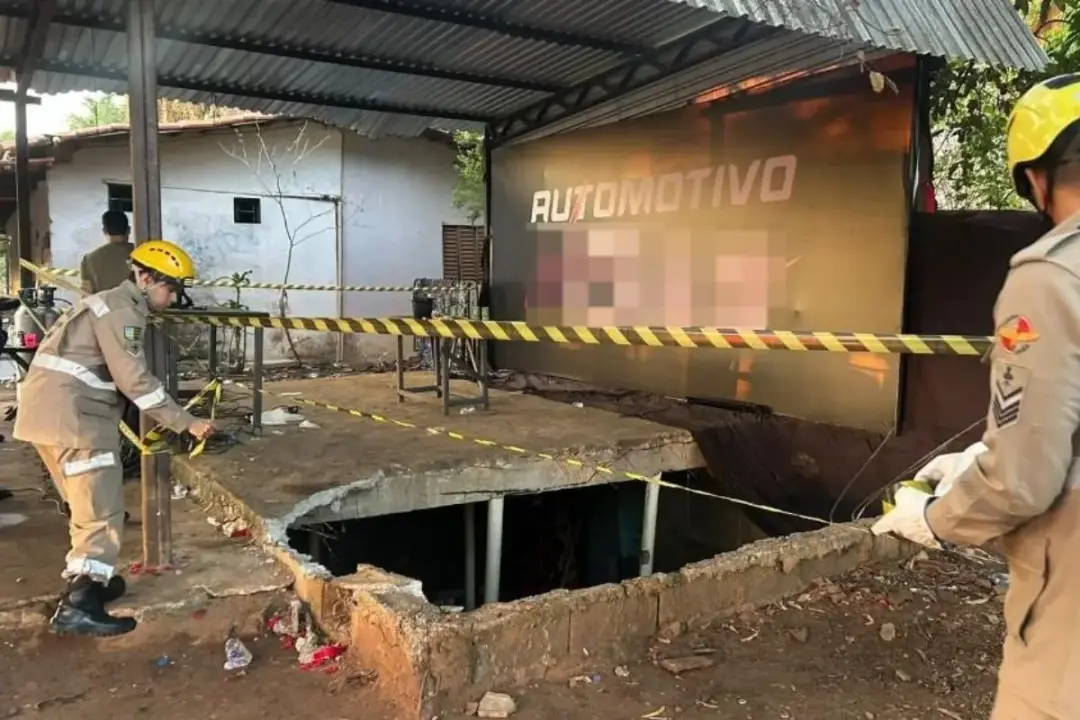 Em festa na zona rural de Abadia de Goiás, a laje de um reservatório cedeu, deixando uma vítima presa em um vão de três…