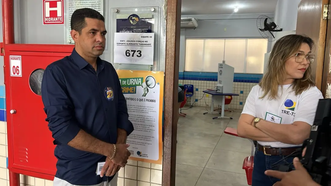 Du Pereira do DC votou em Palmas no Colégio Forças no Esporte Almirante Tamandaré. A avaliação dele sobre a campanha se…