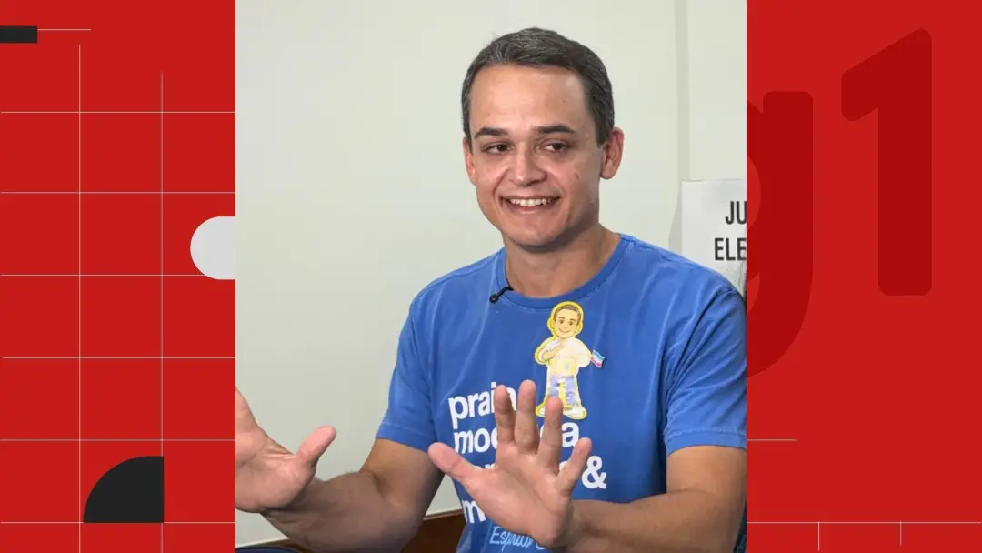 Lorenzo Pazolini votou na Faculdade de Direito de Vitória no domingo. A expectativa positiva dele pela democracia é imp…