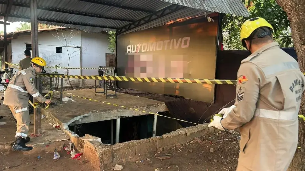 Laje de reservatório cede em festa em Abadia de Goiás, deixando mais de 30 pessoas feridas. A estrutura apresentava pre…