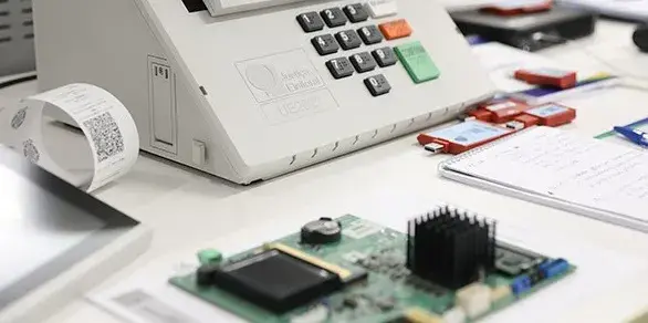 Três décadas da urna eletrônica no Brasil, começando em 1996 com 32 milhões de eleitores em 57 cidades. Essa informatiz…
