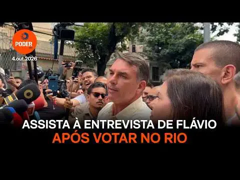 Flávio Bolsonaro pediu voto de confiança no primeiro turno depois de votar na zona norte do Rio de Janeiro. A legislaçã…
