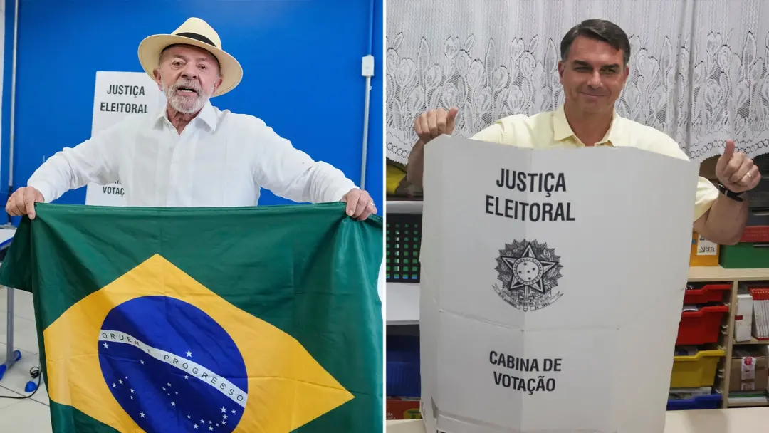 Luiz Inácio Lula da Silva e Flávio Bolsonaro votaram na primeira volta das eleições presidenciais no Brasil. A disputa …