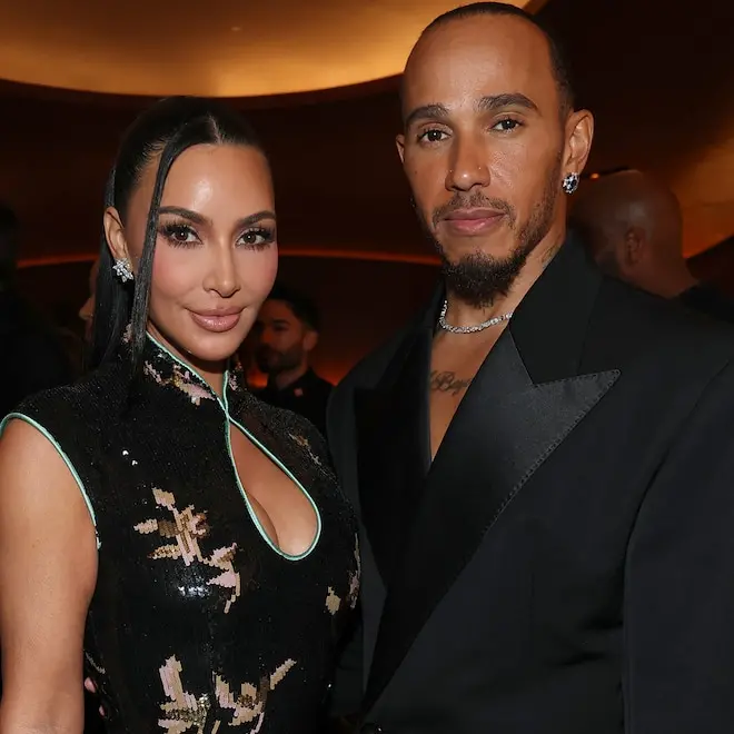 Kim Kardashian falou que não estava pronta para se abrir sobre o romance com Lewis Hamilton quatro meses depois de ter …