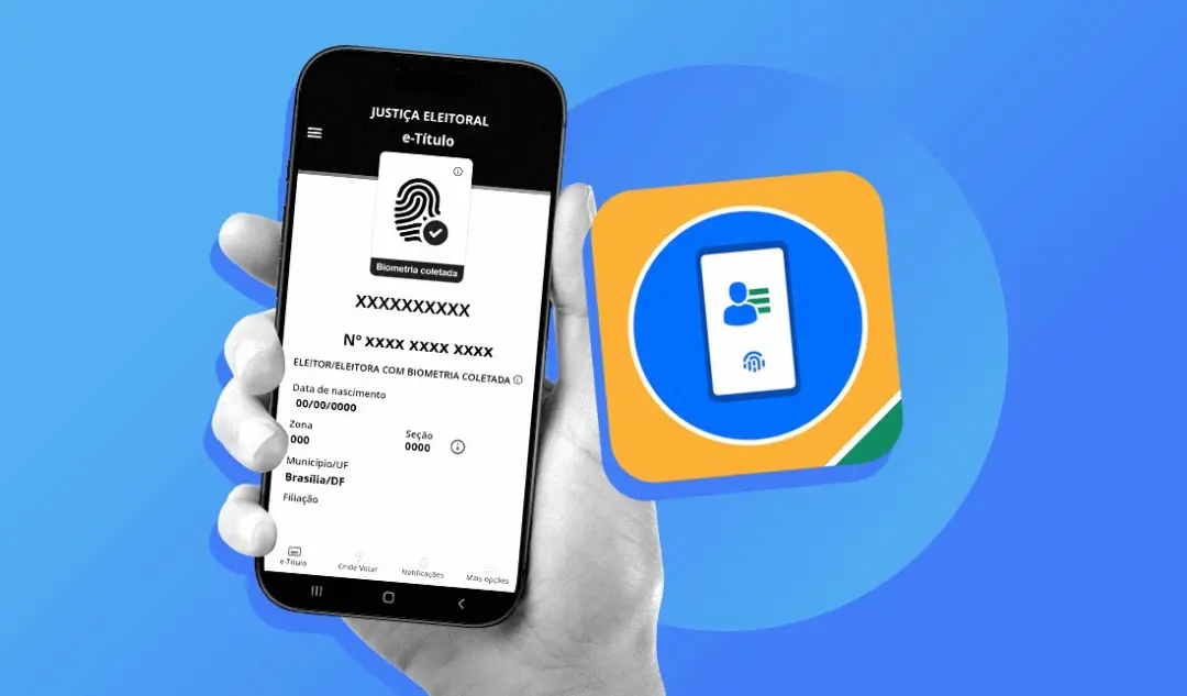 e-Título substitui o título impresso e pode ser baixado até domingo 4. Quem tiver biometria cadastrada usa o app como d…