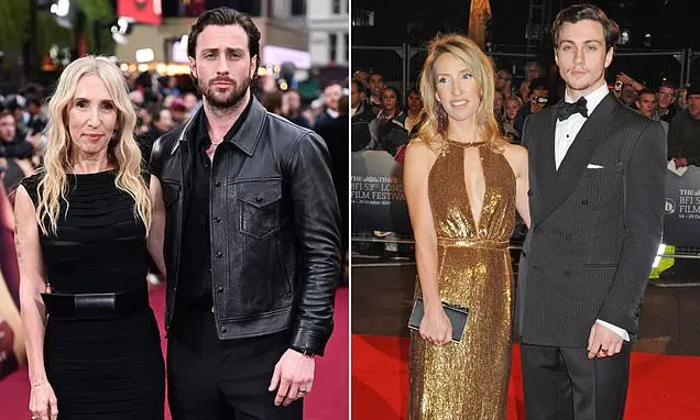 Sam Taylor-Johnson, aos 59 anos, não sente diferença de idade com o marido Aaron, de 36, pois ele tem trabalhado por 30…