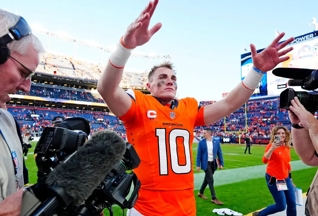 Bo Nix teve a camisa mais vendida dos Denver Broncos na temporada passada, com cerca de 105 mil unidades vendidas. Isso…