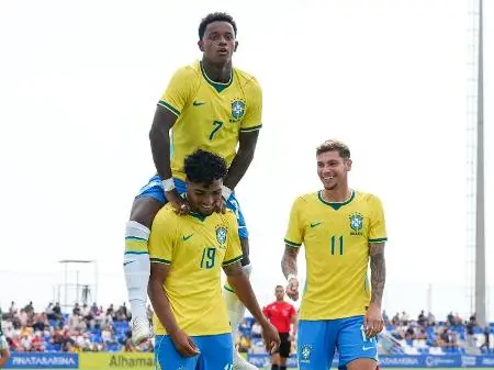 Seleção brasileira sub-20 goleou o México na partida, com destaque para a dupla do Palmeiras. É bom ver o talento em ca…