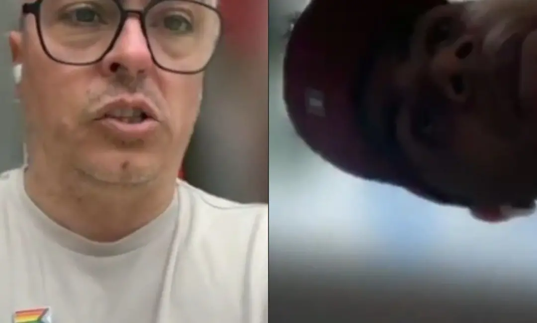 Deputado argentino Esteban Paulón foi roubado com o celular durante uma entrevista em São Paulo. Poxa, ver isso ao vivo…