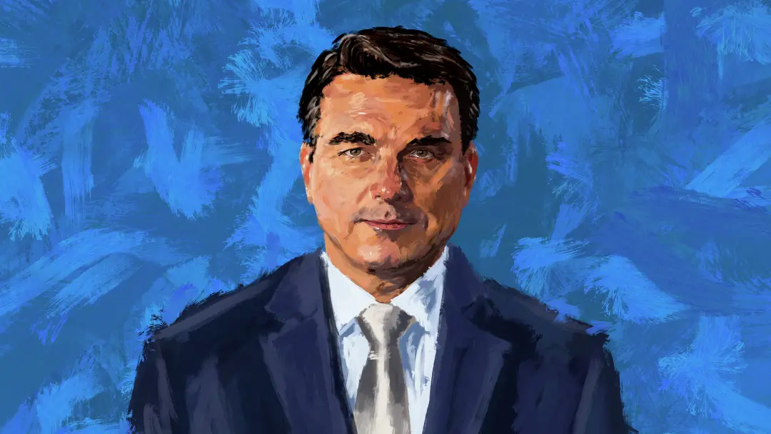 Flávio Bolsonaro falou com Edson Fachin e depois foi questionado sobre o financiamento de cinebiografia do pai por Dani…