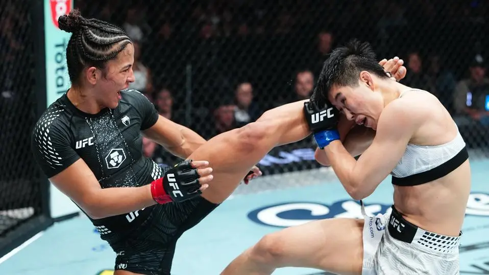 Natalia Silva virou campeã peso-pena no UFC Salt Lake City depois de superar Wang Cong, e o evento deu mais de 400 mil …