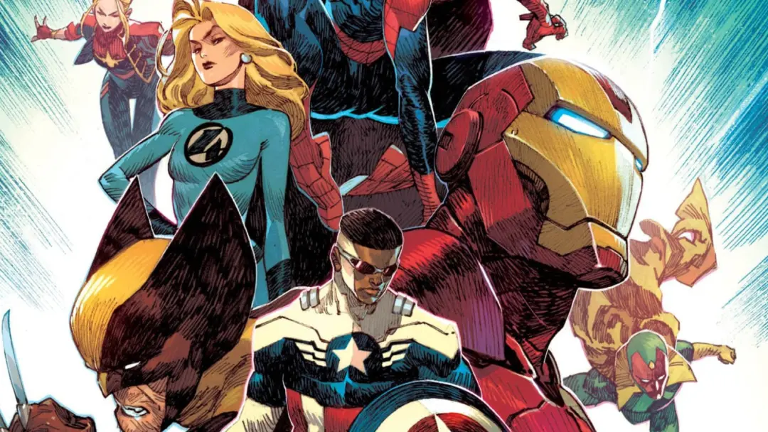 Bucky Barnes sendo atingido por explosão de radiação do governo russo no quadrinho Avengers Armageddon. Essa cena, com …