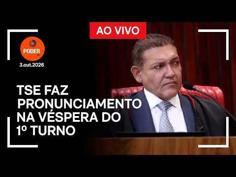 Nunes Marques, presidente do TSE, fez pronunciamento na véspera do 1º turno, lembrando que são seis votos a serem regis…