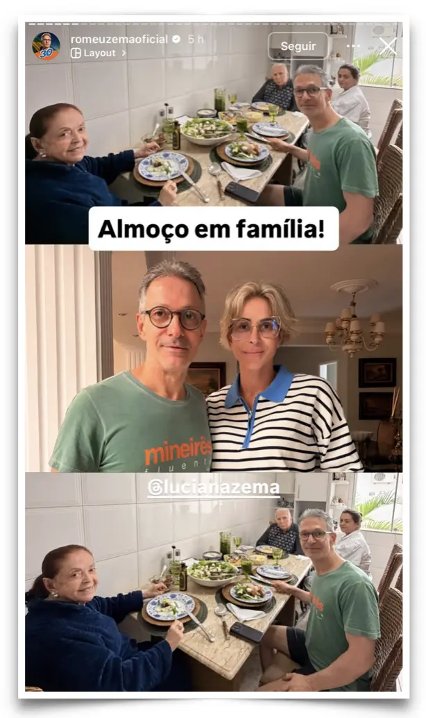 Zema em Araxá, MG, no dia anterior ao primeiro turno, almoçou em família e visitou o pai para cortar o cabelo. Parece q…