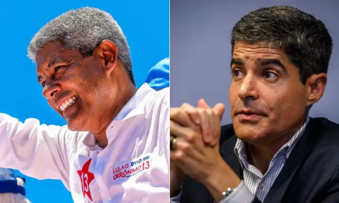 52% dos votos válidos para Jerônimo Rodrigues em pesquisa Quaest na Bahia, contra 48% de ACM Neto. O empate técnico mos…