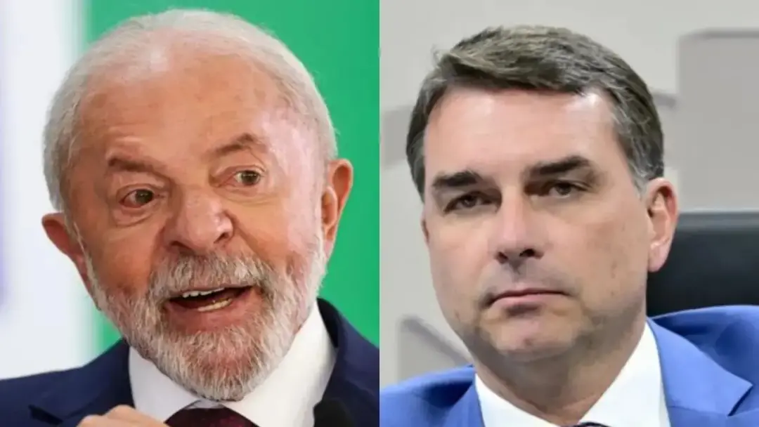 Lula com 45% dos votos válidos e Flávio Bolsonaro com 42% na pesquisa Datafolha. A proximidade mostra que a disputa tá …