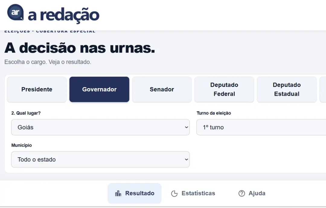 Aplicativo disponibiliza apuração das urnas de 2026 em tempo real, com dados do TSE a partir das 17h. É bom ter a clare…