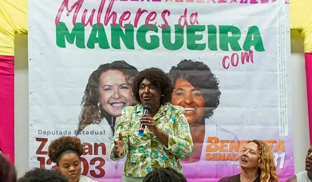 Benedita tem 26% dos votos válidos para o Senado no Rio, na última pesquisa Datafolha. Esse aumento mostra que a conexã…
