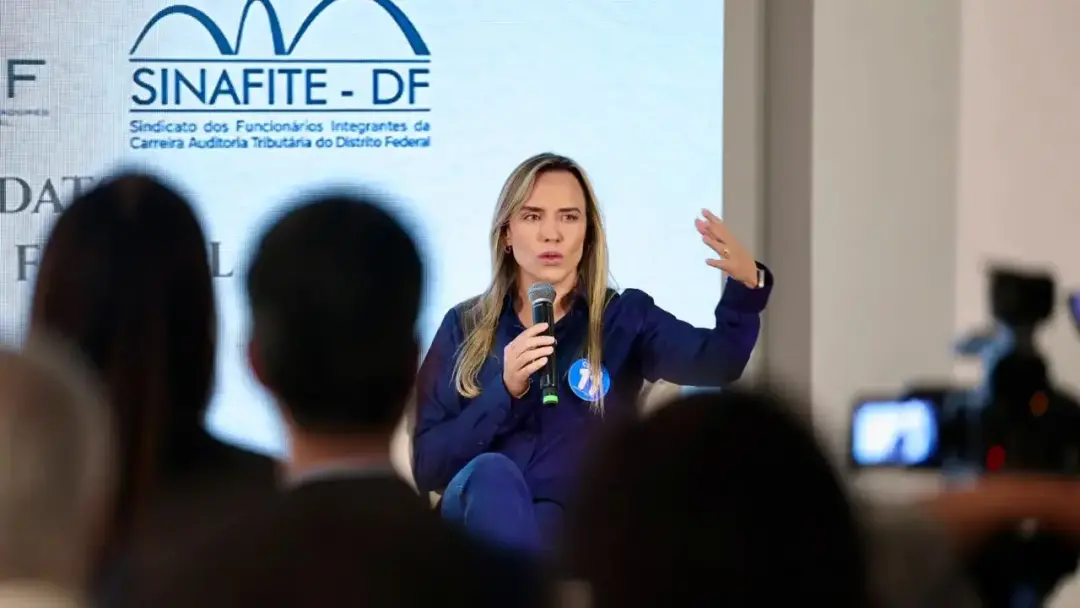 Celina Leão com 53% das intenções de votos válidos no DF, segundo levantamento da Quaest. É um número alto pra um prime…