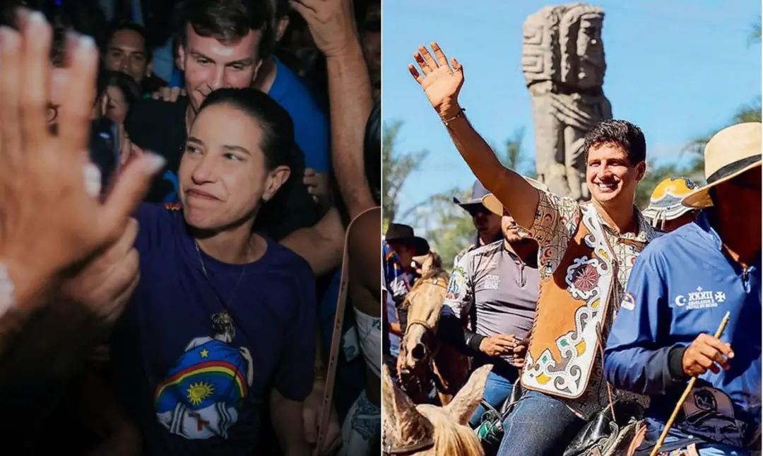 Pernambuco. Raquel Lyra e João Campos empatam técnico na pesquisa Datafolha, com 49% e 48% dos votos válidos, respectiv…