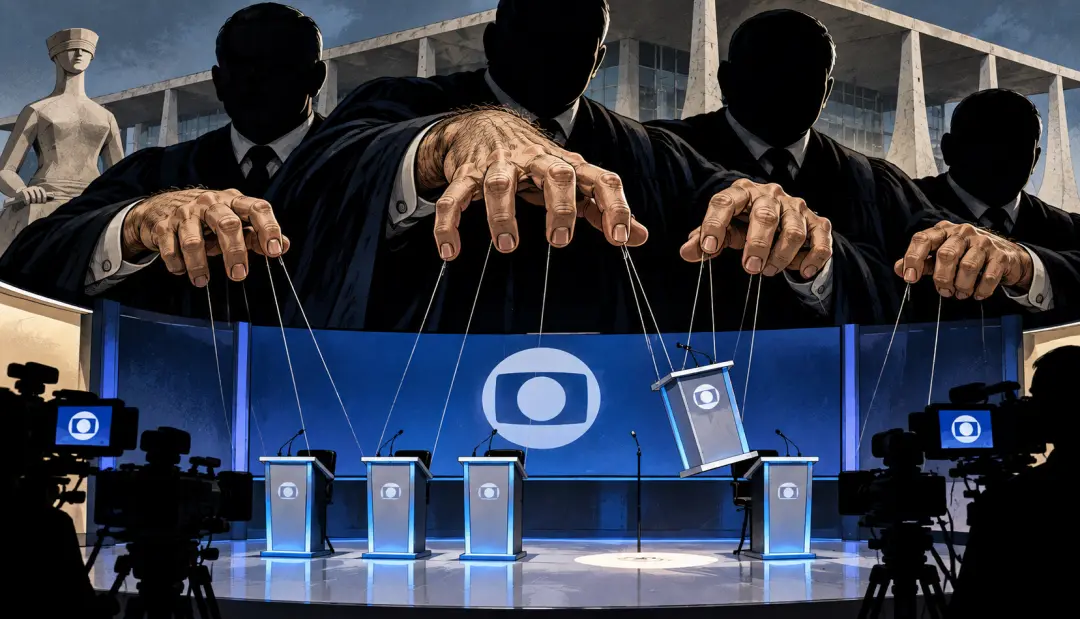 Cancelamento do debate da Globo, por interferência de ministros do STF, marcou um momento baixo da campanha. A jogada c…