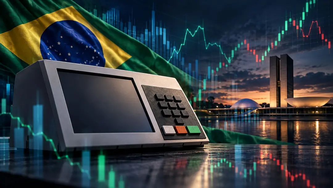 Ibovespa acumulava queda de 11,5% em seis meses antes do primeiro turno, quando a incerteza eleitoral aumentou o risco …
