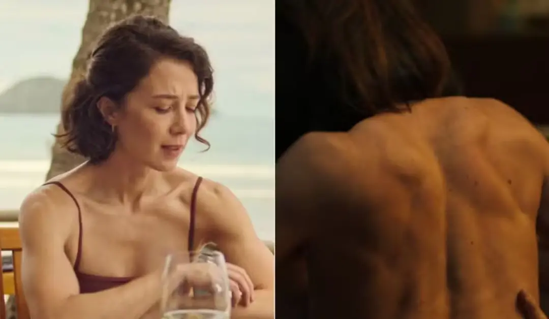 Marjorie Estiano revelou que a definição muscular veio de mudanças de hábitos, cortando 90% da alimentação animal. É im…
