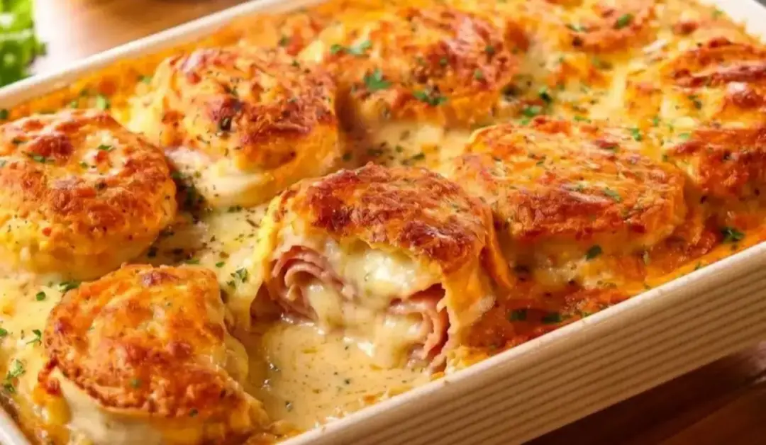 Rondelli cremoso com massa de pastel, presunto e muçarela é uma opção prática para o almoço de domingo. Pra quem não te…