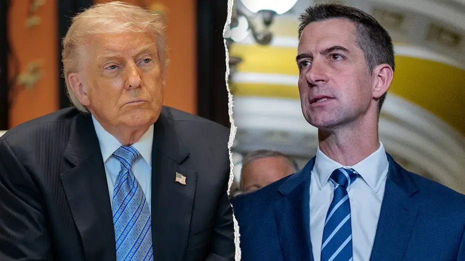 Trump compartilhou o número pessoal de Tom Cotton no Truth Social sobre o projeto de lei que muda o horário de verão. A…