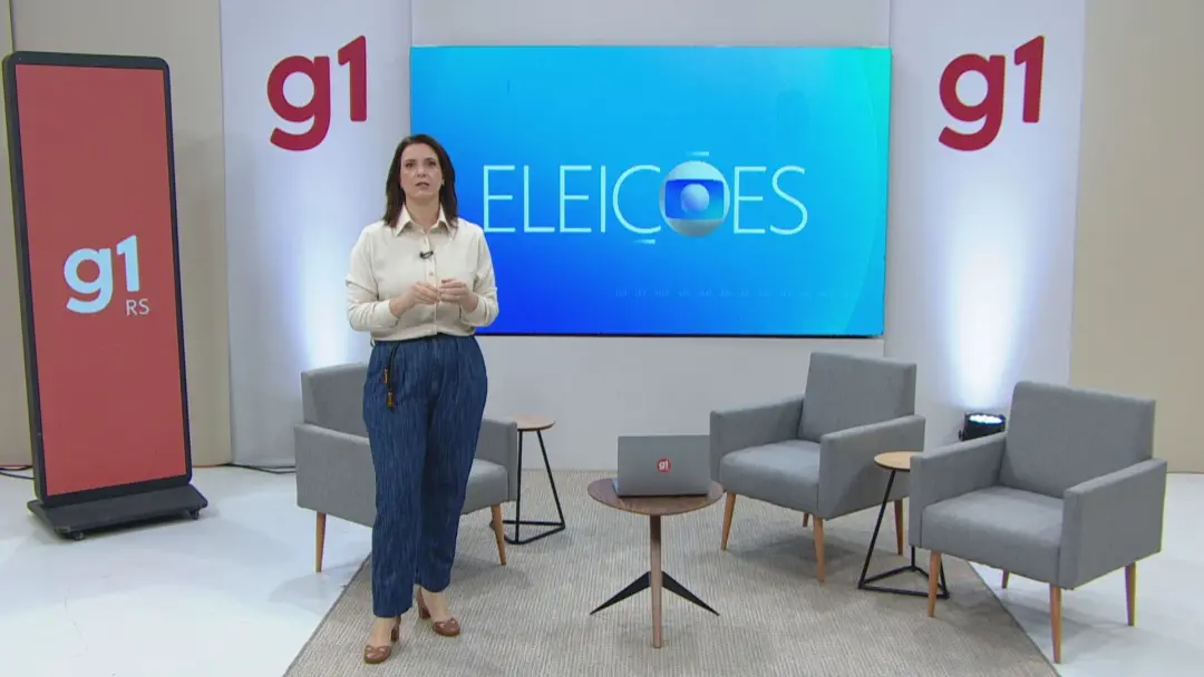 Domingo, às 17h, tem programa especial no g1 RS com Simone Lazzari e especialistas para analisar dados do primeiro turn…
