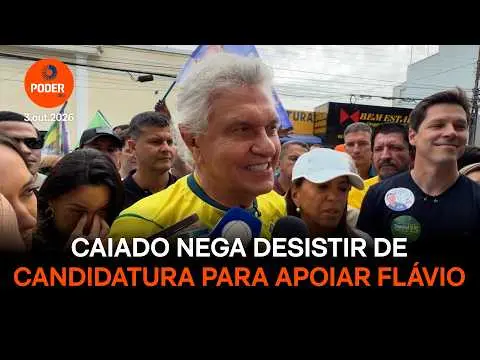 Caiado negou em Goiânia que cogitou desistir da corrida presidencial para apoiar Flávio Bolsonaro. É uma postura firme,…