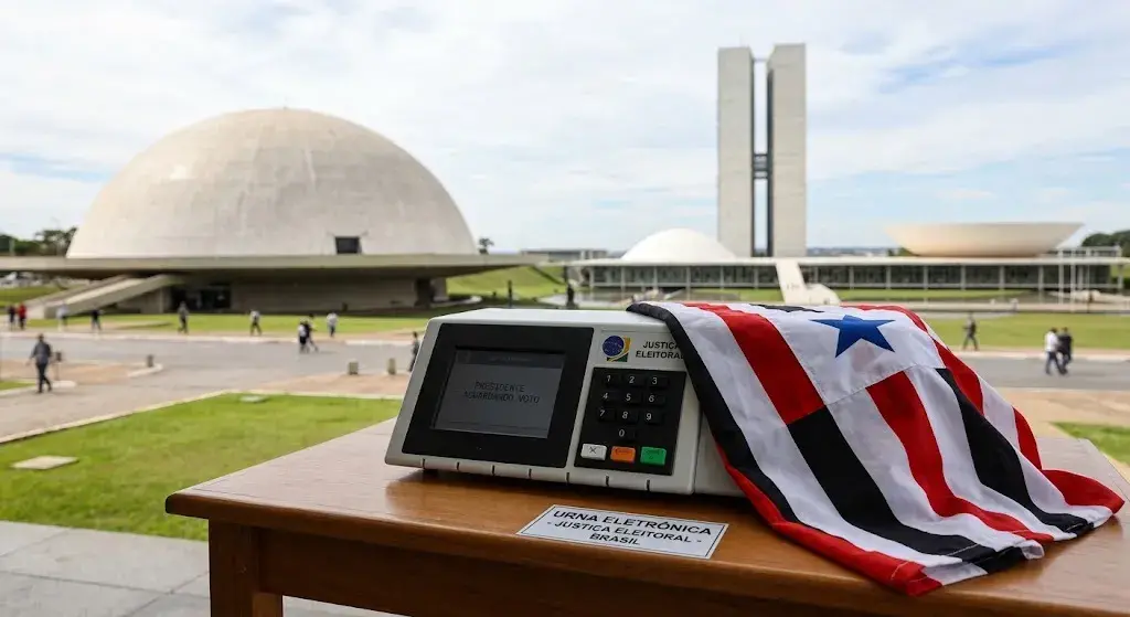 Eliziane Gama lidera com 38,2% das intenções de voto no Maranhão pelo Senado. A margem de erro de 2,5 pontos mostra que…