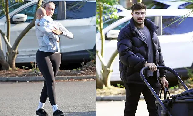 Molly Mae e Tommy Fury almoçaram em Cheshire com o filho Midas, e ela falou sobre culpa de mãe. É uma coisa que acontec…