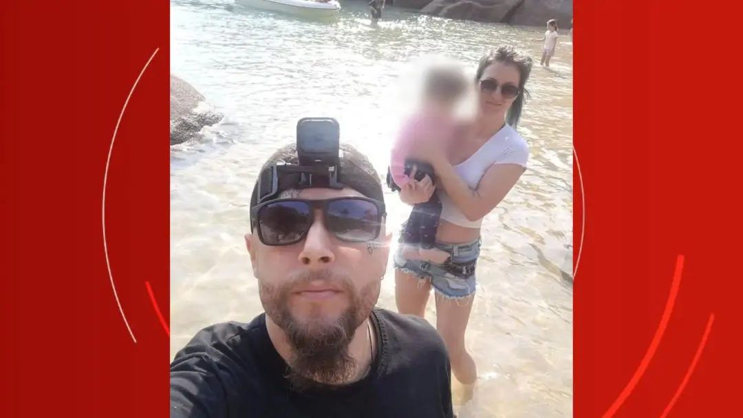Daniel de Mattos foi preso no Paraná após suspeita de matar companheira a facadas enquanto ela segurava a filha de seis…