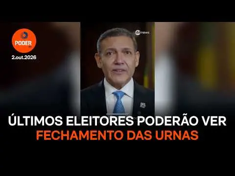 Os dois últimos eleitores de cada fila serão convidados a ver o fim da votação em 2026, e receberão o boletim de urna. …