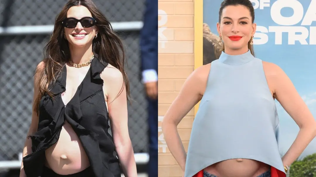 Anne Hathaway falou sobre Rihanna ser sua inspiração de looks fashion durante a gravidez, dizendo que ela mudou o jogo.…