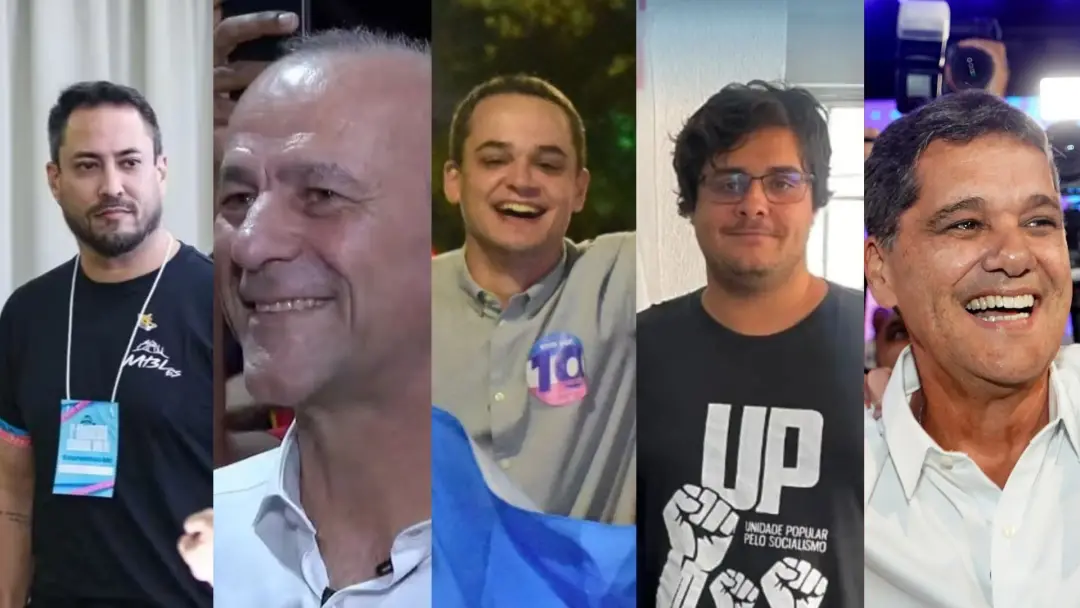 Espírito Santo, cinco candidatos disputam o governo em 2026, e todos são inéditos nesse cargo. A pauta foca em seguranç…