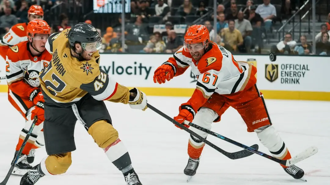 Golden Knights não conseguiram virar depois de um placar de 4 a 0 contra os Ducks em Las Vegas. Difícil superar um desf…
